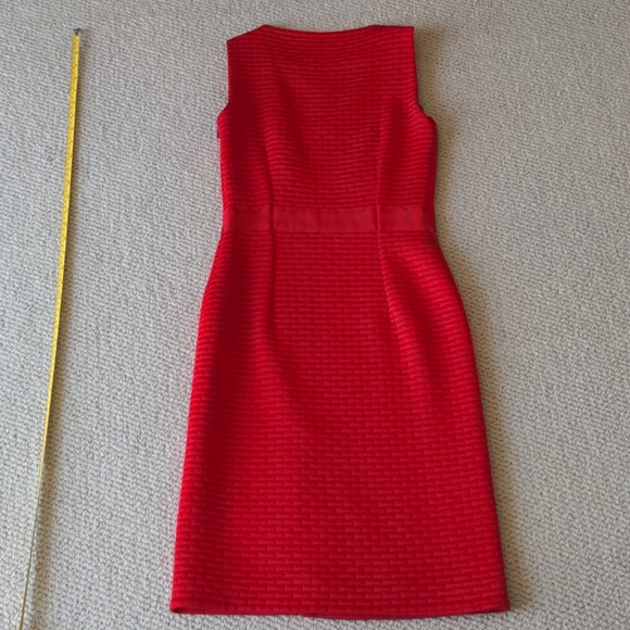 Carolina Herrera Red Cocktail Dress Size 2 - Picture 9 of 9